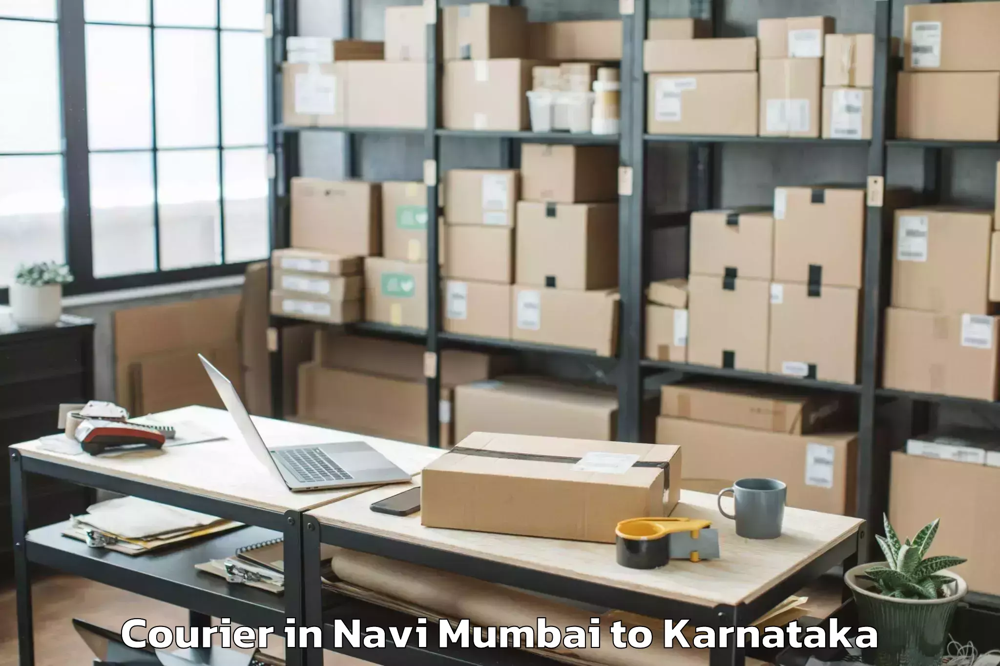 Get Navi Mumbai to Krishnarajanagara Courier